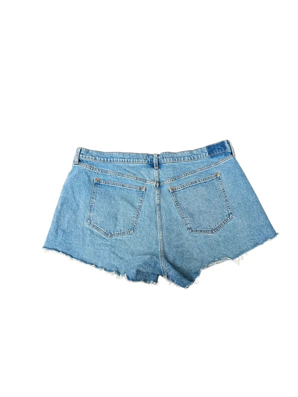 Abercrombie & Fitch Curve Love The Mom Short High Rise Distressed Denim 20